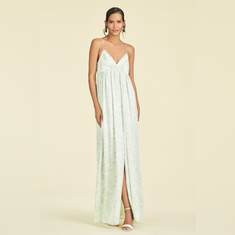 Sachin + Babi Jessica Gown - Jade Rose Watercolor